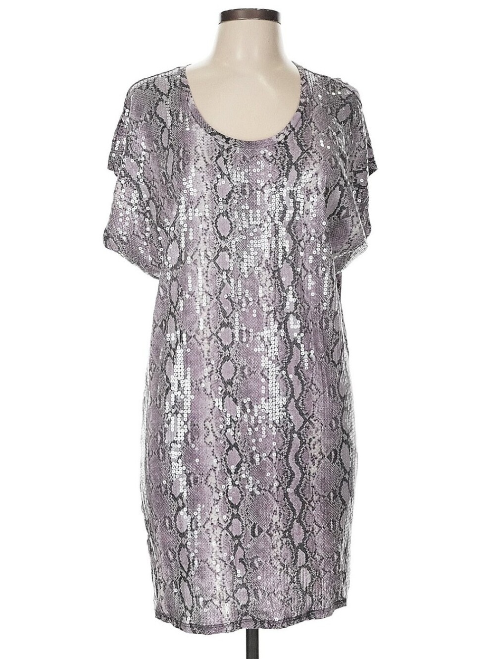 MICHAEL MICHAEL KORS Sequin Snake-Print Dress - Size M - NWOT